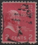 Stamps United States -  Adams