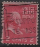 Stamps United States -  Adams