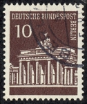 Stamps Germany -  Puerta de Bradenburgo