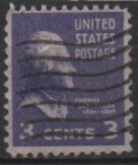 Stamps United States -  Jefferson 