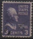 Stamps United States -  Jefferson 