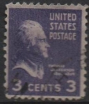 Sellos de America - Estados Unidos -  Jefferson 