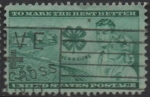 Stamps United States -  Farm, Clud Emblema