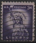 Sellos de America - Estados Unidos -  Estatua d' l' Livertad