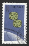 Stamps Poland -  1091 - Pavel R. Popovich y Adrian G. Nikolayev