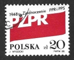 Stamps Poland -  2887 - XL Aniversario de la Unificación de Sindicatos de Trabajadores Polacos