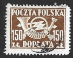 Stamps Poland -  J115 - Corneta de Correos