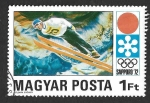 Stamps Hungary -  2117 - XI JJOO de Invierno. Sapporo