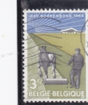 Stamps Belgium -  Rodillo tirado por caballo