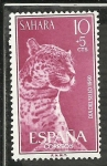 Stamps Spain -  Leopardo