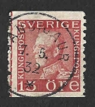 Stamps Sweden -  168 - Rey Gustavo V de Suecia