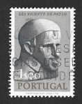 Sellos de Europa - Portugal -  910 - San Vicente de Paúl