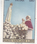 Stamps : Europe : Vatican_City :  50 ANIVERSARIO VIRGEN DE FATIMA