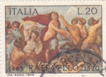 Stamps : Europe : Italy :  PINTURA- RAFFAELLO