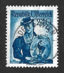 Stamps Australia -  548a - Trajes Provinciales 