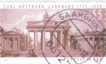 Sellos de Europa - Alemania -  puerta de Brandenburgo