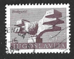 Sellos de Europa - Yugoslavia -  1178 - Monumento Podgárico