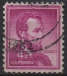 Stamps United States -  Abraham Lincoln