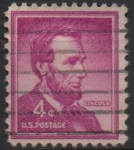 Sellos de America - Estados Unidos -  Abraham Lincoln