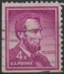 Stamps United States -  Abraham Lincoln