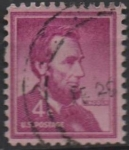 Stamps United States -  Abraham Lincoln