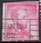 Stamps United States -  Abraham Lincoln
