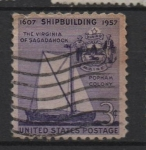 Stamps United States -  Virginia of Sagadahock