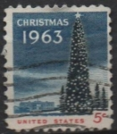Stamps United States -  Arbol d' Navidad