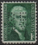 Stamps United States -  Thomas Jefferson