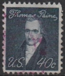 Stamps United States -  Thomas Paine