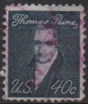 Stamps United States -  Thomas Paine