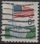 Stamps United States -  Bandera