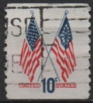 Stamps United States -  Bandera 50 estrellas y 13 estrellas