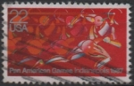 Stamps United States -  Runner in Full Stride