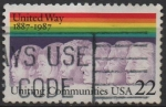 Stamps United States -  United Way Centenary