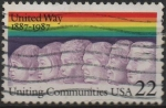 Stamps United States -  United Way Centenary