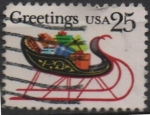 Stamps United States -  Trineo