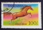Sellos de Africa - Tanzania -  Caballo Anglo-arabe