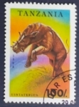 Sellos del Mundo : Africa : Tanzania : Animales prehistóricos