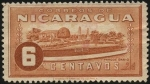 Stamps Nicaragua -  Parque RUBEN DARÍO situado en el casco antiguo de MANAGUA.