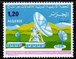 Sellos del Mundo : Africa : Argelia : Red Nacional de Telecomunicaciones por satelite