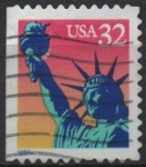 Sellos de America - Estados Unidos -  Estatua d' l' Livertad