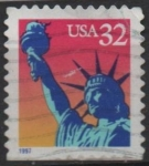 Sellos de America - Estados Unidos -  Estatua d' l' Livertad