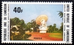 Stamps Cameroon -  Estacion de seguimiento de satelites Zamengoe