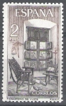 Sellos de Europa - Espaa -  Monasterio de Yuste. Habitación de Carlos I.