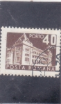 Sellos de Europa - Rumania -  Edificio de correos