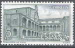 Stamps Spain -  Monasterio de Yuste. Claustro de novicios.