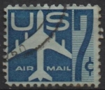Stamps : America : United_States :  Avión  d