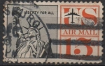 Stamps United States -  Estatua d' l' Livertad