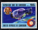 Stamps Africa - Cameroon -  Cooperacion espacial USA-URSS: vuelo Apolo Soyuz